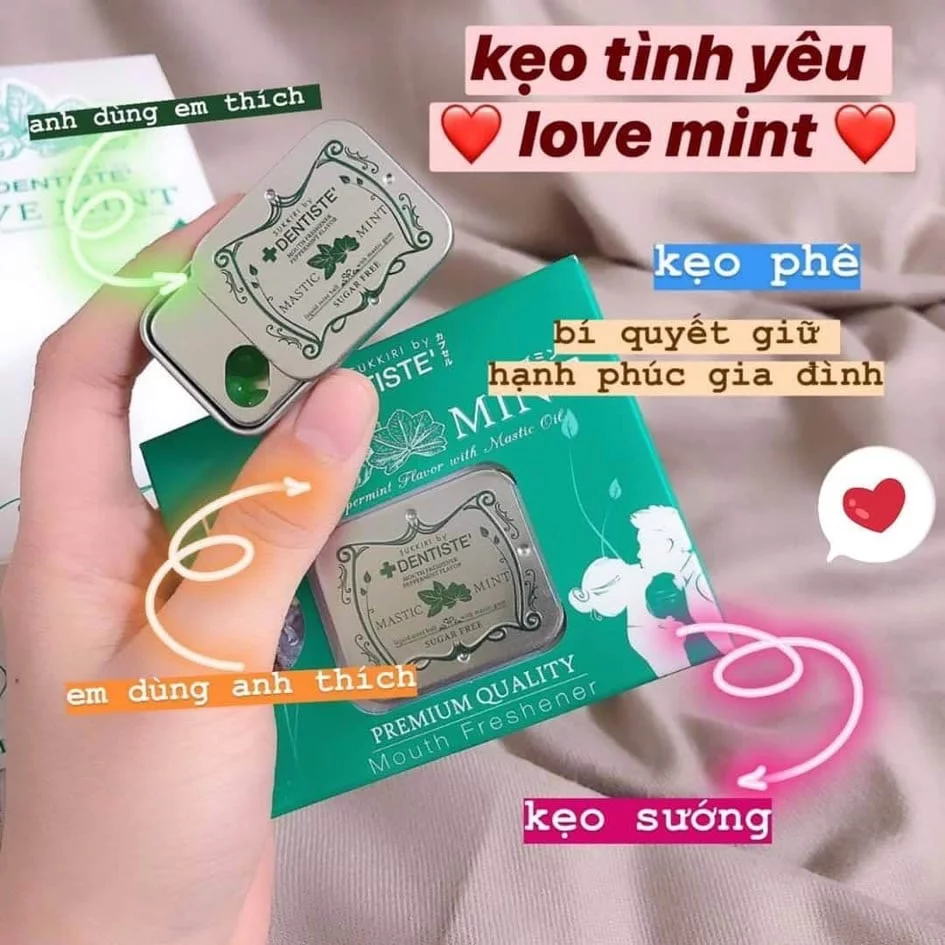 Kẹo Love Mint Mua Ở Đâu Hà Nội uy tín chính hãng